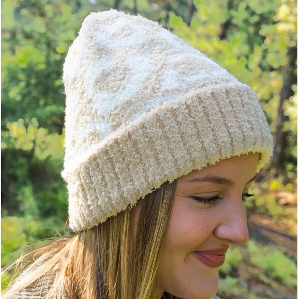 Brown Leopard Beanie